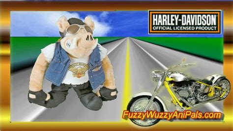 Animal crossing is a social simulation video game series developed and published by nintendo and created by katsuya eguchi and hisashi nogami. Harley Davidson Road Hog Stuffed Animal - YouTube