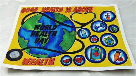 World Health Day Drawingworld Health Day Drawing Easystay Fit Stay