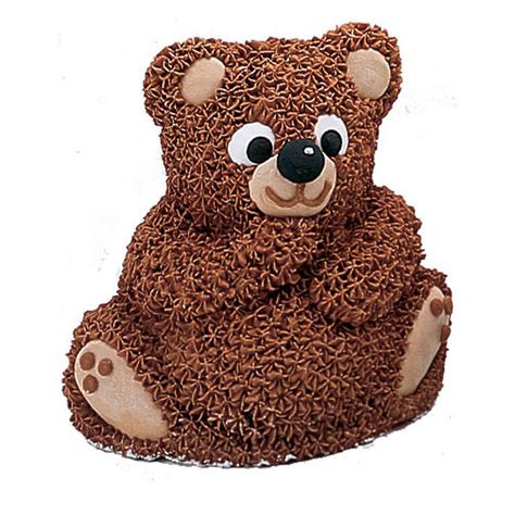 teddy bear cake mini wilton pan 3d birthday wlproj master bakes polar