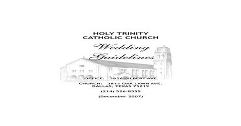 Holy Trinity Catholic Church Wedding Holy Trinity Catholic Church