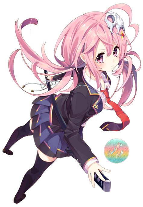 Anime Pink Hair Girl Render By Meilichan15 On Deviantart