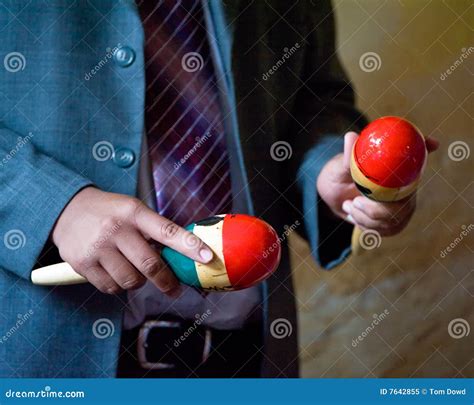 person playing maracas stock image image of performs 7642855