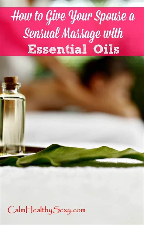 How To Enjoy Sensual Massage With Essential Oils
