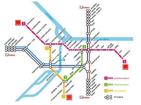 Plans Metros Plan Du Métro De Belgrade Serbie Taille Large