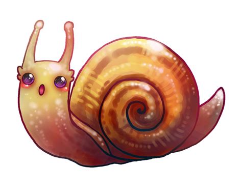 Kawaii Snail By Michellescribbles On Deviantart
