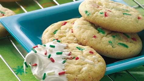 · this easy take on italian christmas cookies will be an instant holiday classic thanks to pillsbury sugar cookie dough, a speedy glaze. Christmas Confetti Cookies - Life Made Delicious