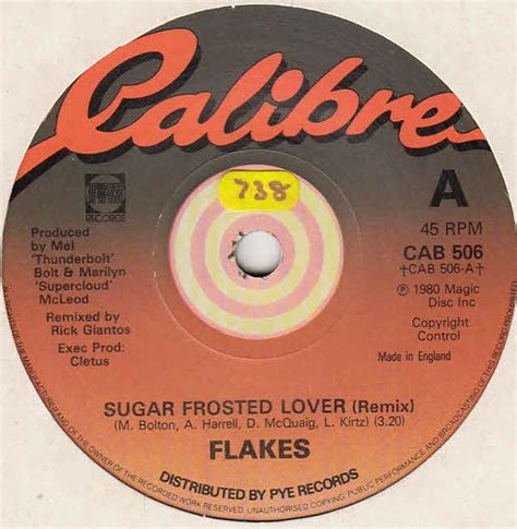 Flakes Sugar Frosted Lover 1980 Vinyl Discogs