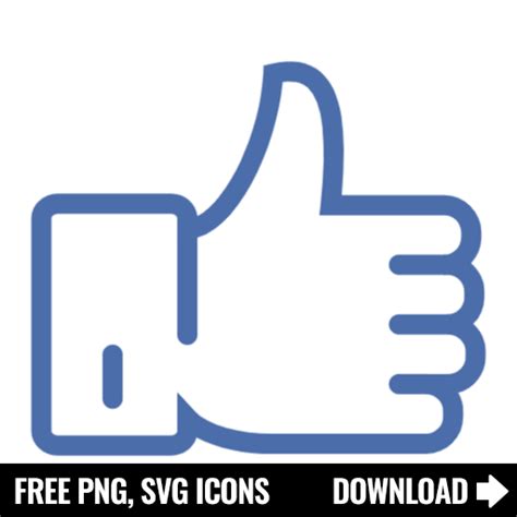 Free Facebook Like Svg Png Icon Symbol Download Image