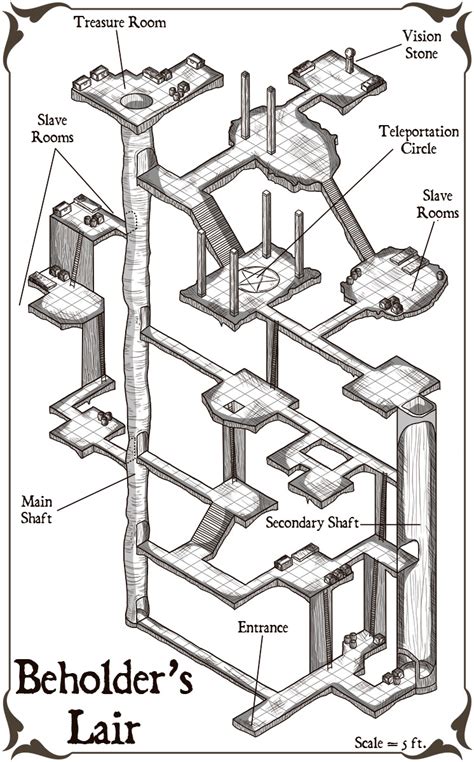 Dnd 5e How Can I Effectively Map A Multi Level Dungeon Role