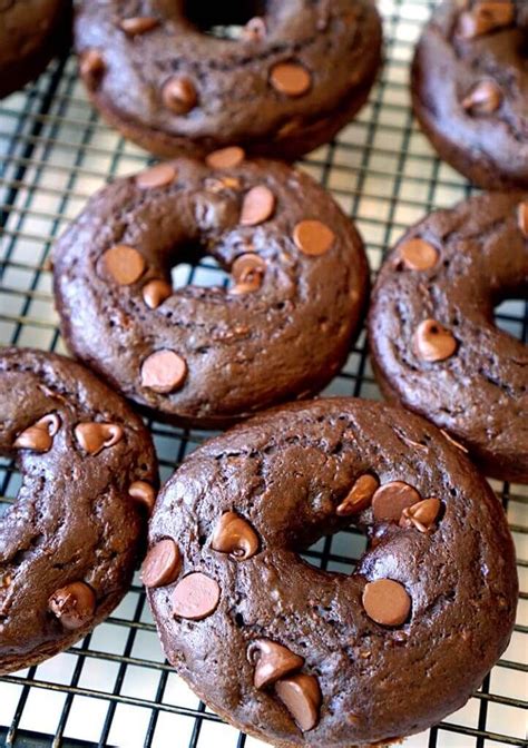 Just because something is low in calories doesn't mean it has to be low in flavor. Double Chocolate Zucchini Donuts - These better-for-you ...