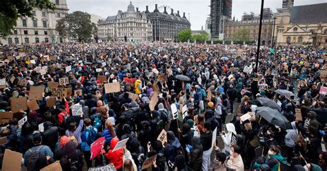 Thousands Gather For Black Lives Matter Rally In London As Protests