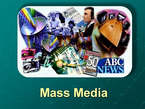 Mass Media Types Of Mass Media Online Presentation