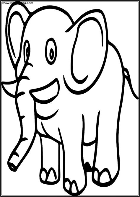 Colorear Un Elefante 🥇 Biblioteca De Imágenes Online