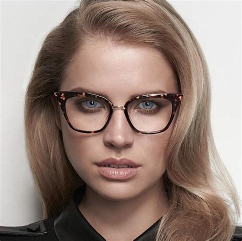 Stylish Elegant Black Cat Eye Women Eyeglasses Clear Lens Spectacle