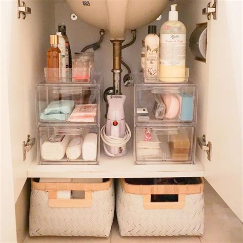 Related searches for under the sink bathroom storage: Bathroom sink organization made easy with under the sink ...