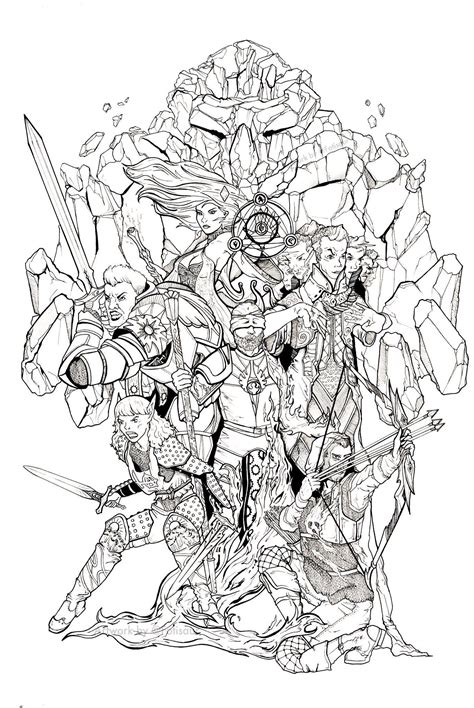 Dnd Coloring Pages Coloring Pages