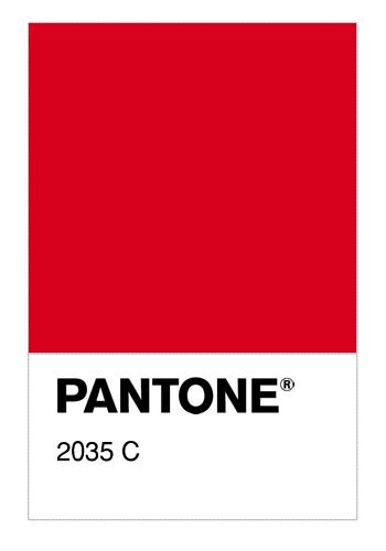 Colore Pantone® 2035 C Numerosamenteit