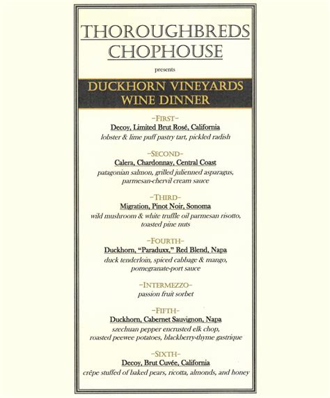 Restaurant Promotions - Menu Du Jour & Specials In Myrtle Beach