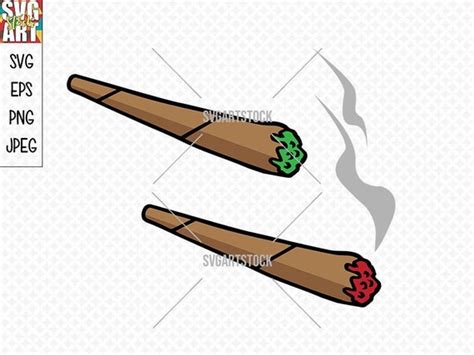 Weed Blunt Svg Joint Vector Cannabis 420 Digital Clipart Etsy Ireland