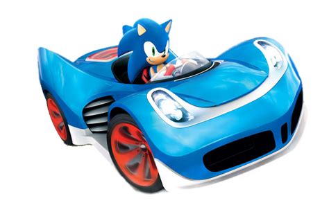 Sonic All Star Racing Transformed Sonic Render By Sonicandshadow104 On
