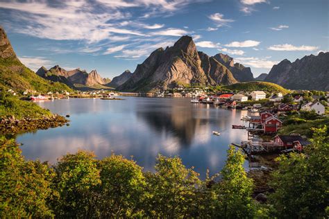 Фото Лофотенские острова Норвегия Рейн бесплатные картинки на Fonwall