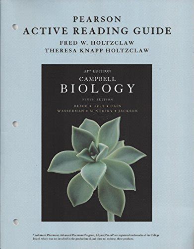 Campbell Biology Ap Edition Active Reading Guide 9780132603867