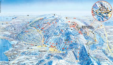 Ruka Piste Map Plan Of Ski Slopes And Lifts Onthesnow