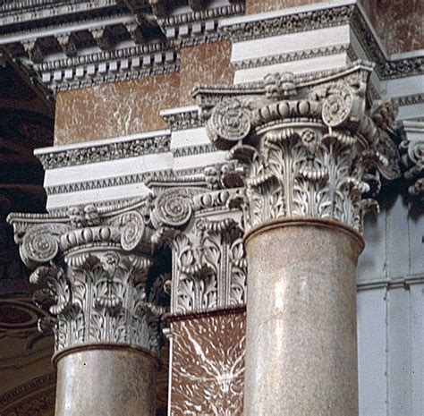 Composite Capitals At The Baths Of Diocletian In Rome