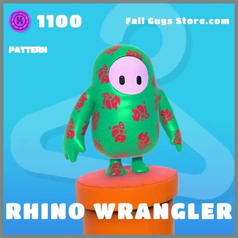 Rhino Wrangler Pattern In Fall Guys