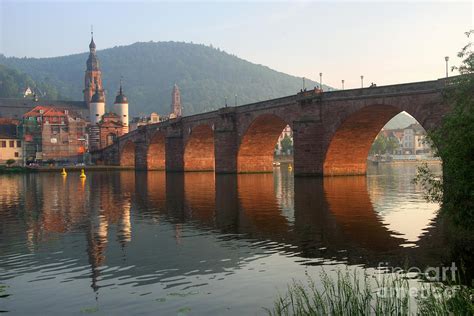 The Old Bridge In Heidelberg Photograph By Richard Fairless