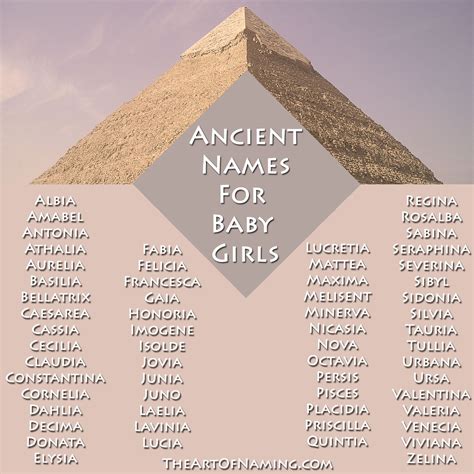 I Love This List Of Ancient Names For Girls Babynames What Do You