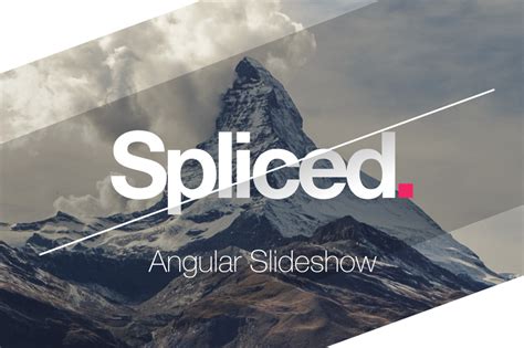 Spliced Angular Slideshow After Effects Template Filtergrade