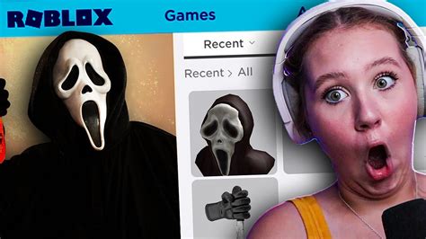 Making Ghostface From Scream A Roblox Account Youtube