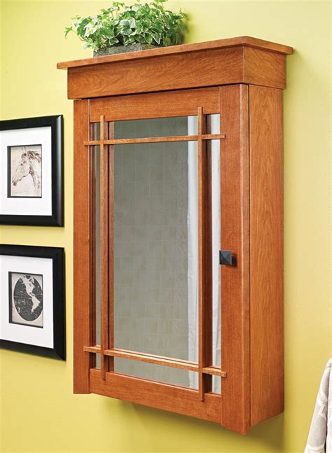 Bored of that faux crystal knob? Three Medicine Cabinets | Woodworking Project | Woodsmith ...