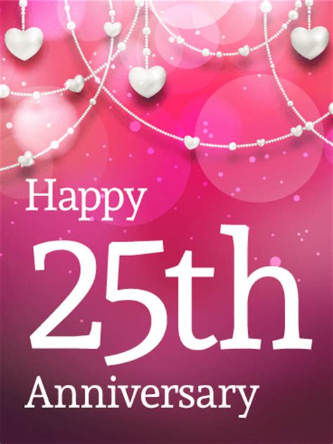 Happy first anniversary to you guys. Happy 25th Anniversary Card | Birthday & Greeting Cards by ...