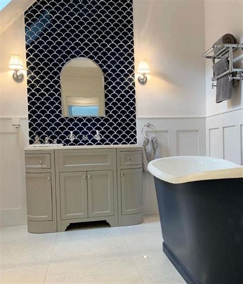 Wayfair.com has been visited by 1m+ users in the past month Atlantis Scallop Navy Porcelain Tiles | Ca' Pietra