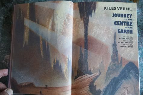 Jules Verne Journey To The Centre Of The Earth Signed First Folio Edition