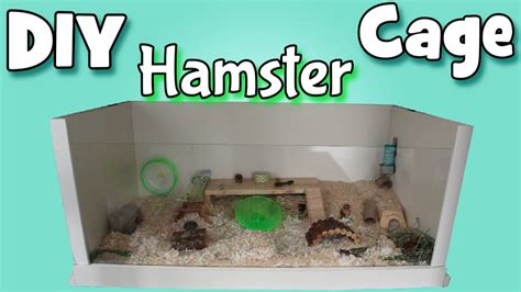 If your hamster's cage is less than inspiring, then we've got good news for you! Building My DIY Hamster Cage - YouTube