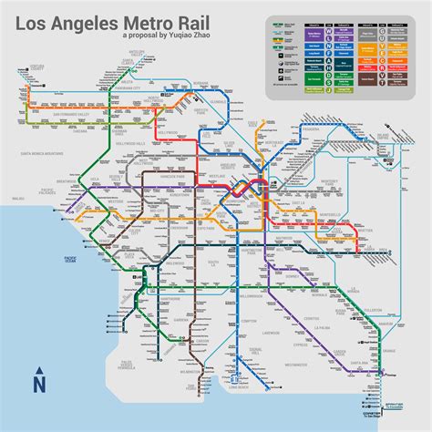 Los Angeles Metro Fantasy Map Imaginarymaps