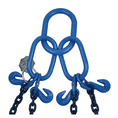 84 Tonne Grade 100 4 Leg Chain Sling Cw Safety Hooks Chain Brothers