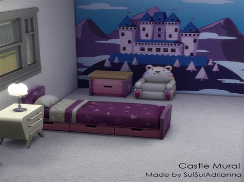The Sims Resource Castle Wall Mural