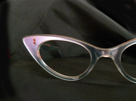 Vintage 50s Cateye Glasses 1950s Eyeglass Frames Light Etsy Eyeglasses Frames Cat Eye