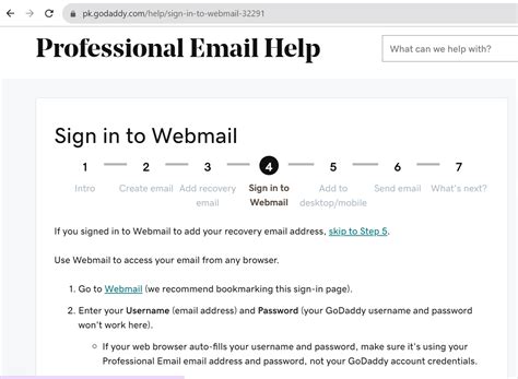 How Can I Login To My Godaddy Webmail Account Solutionhow