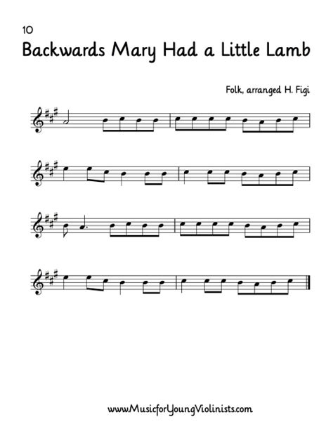 Backwards Music Level 1