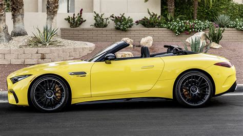 2022 Mercedes Amg Sl 63 Us Wallpapers And Hd Images Car Pixel