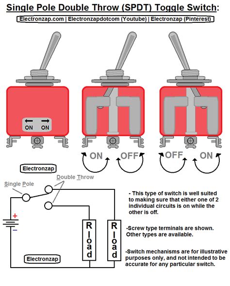 3 Pole Double Throw Switch Schematic