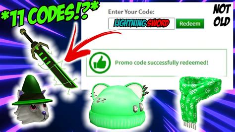 12 Codes All Roblox Promo Codes 2021 August Youtube