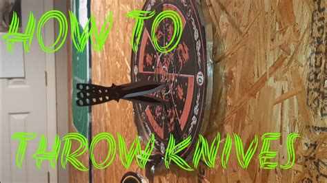 How To Throw Knives Beginner Youtube