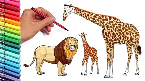 Drawing Animals From Africa Download This Free Vector About Africa