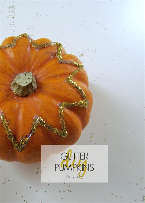 Diy Glitter Pumpkin — Isoscella